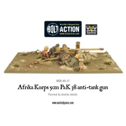 Bolt Action: Afrika Korps 5cm PaK 38 anti-tank gun