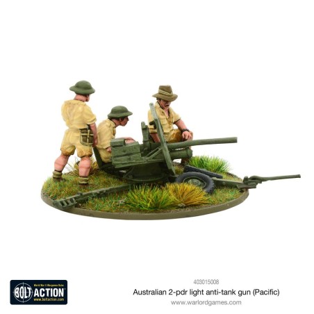 Bolt Action - Australian 2-pdr Light Anti-tank Gun 