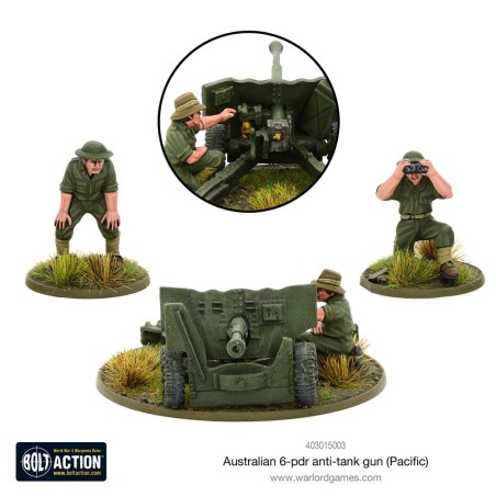 Bolt Action - Australian 6-pdr Anti-tank Gun 