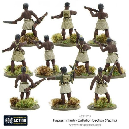 Bolt Action - Papuan Infantry Battalion Section 