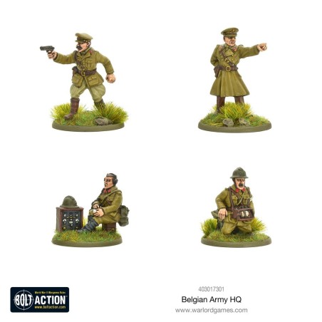 Bolt Action - Belgian Army HQ