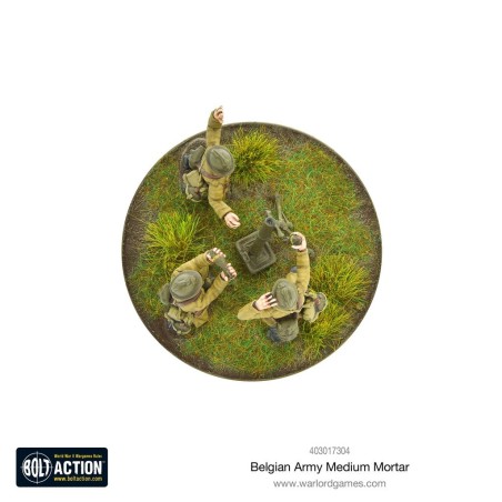 Bolt Action - Belgian Army Medium Mortar Team