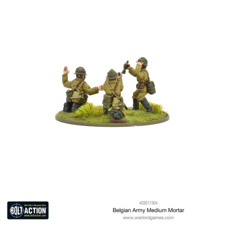 Bolt Action - Belgian Army Medium Mortar Team