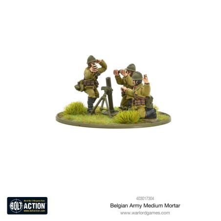 Bolt Action - Belgian Army Medium Mortar Team