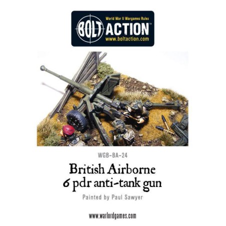 Bolt Action - British Airborne 6 Pounder ATG & Crew