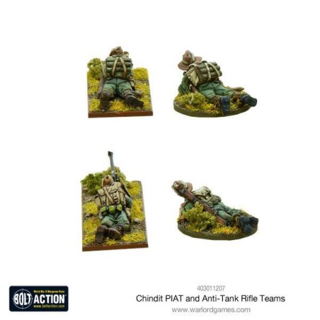 Bolt Action - Chindit PIAT and anti-tank rifle teams