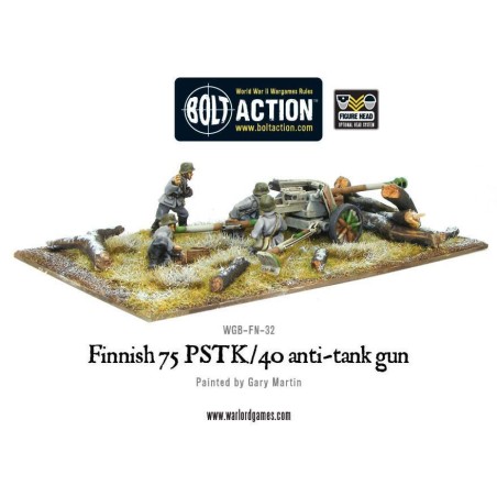 Bolt Action - Finnish 75 PSTK/40 Anti-Tank Gun