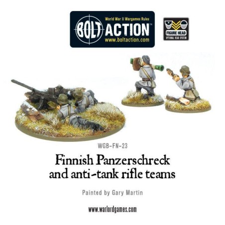 Bolt Action - Finnish Panzerschreck and anti-tank rifle teams