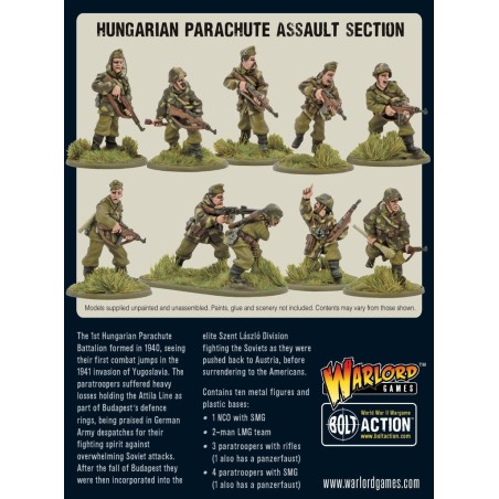 Bolt Action - Hungarian Parachute Assault Section