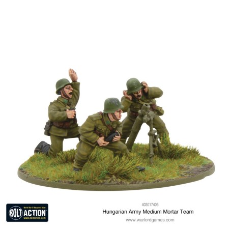 Bolt Action - Hungarian Army Support Group (HQ, Mortar & MMG)