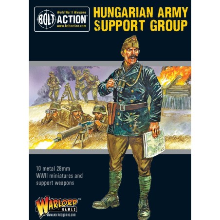 Bolt Action - Hungarian Army Support Group (HQ, Mortar & MMG)