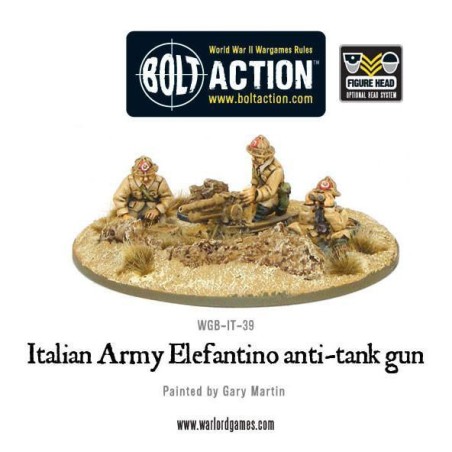 Bolt Action - Italian Army 47mm Elefantino anti-tank gun