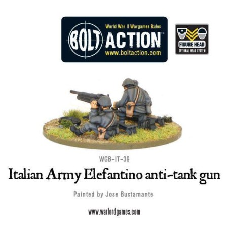 Bolt Action - Italian Army 47mm Elefantino anti-tank gun
