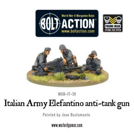 Bolt Action - Italian Army 47mm Elefantino anti-tank gun