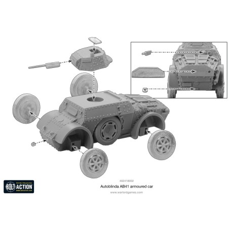Bolt Action - Autoblinda AB41 Armoured Car