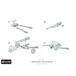 Bolt Action - Imperial Japanese Type 47mm Anti Tank Gun