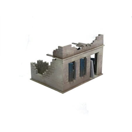 Bolt Action - Small Destroyed North Africa House 
