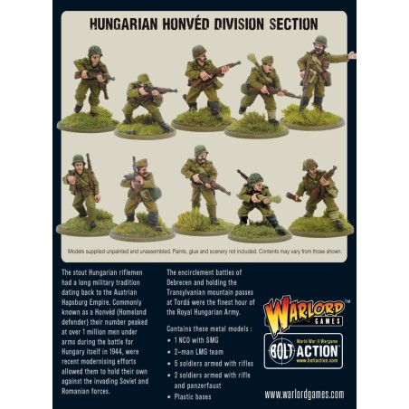 Bolt Action - Hungarian Army Honved Division Section