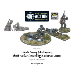 Bolt Action - Polish Army Marksmen, Anti-Tank Rifle & Light Mortar