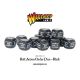 Bolt Action Orders Dice - Black (12)