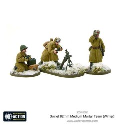 Bolt Action - Soviet 82mm Medium Mortar Team (Winter)