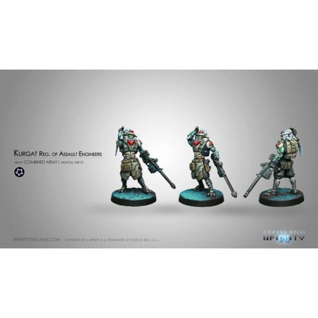 Infinity: Kurgat Reg. of Assault Engineers (Mk12, D-Charges)