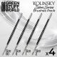 Green Stuff World: Set de pinceaux Kolinsky Silver Series
