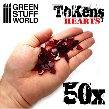 Accessoire: Jetons de Jeu de Coeurs