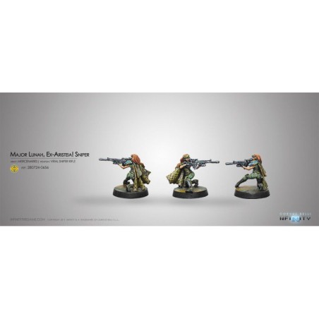 Infinity: Major Lunah, Ex-Aristeia! Sniper (Viral Sniper Rifle)