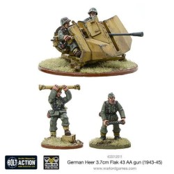 Bolt Action: German Heer 3.7cm Flak-43 AA Gun