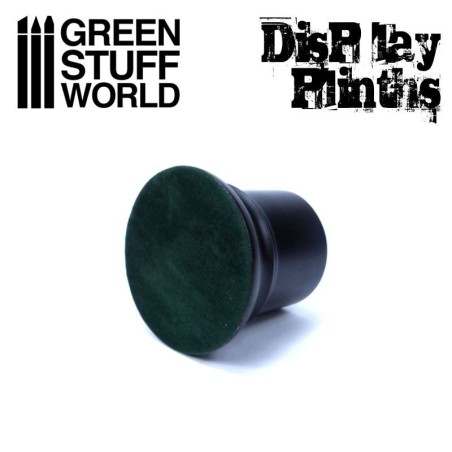 GSW: Socle Cylindre Ouvragé 4,5cm Noir