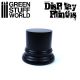 GSW: Socle Cylindre Ouvragé 4,5cm Noir