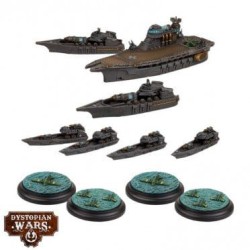 Dystopian Wars: Tempelhof Battlefleet Set