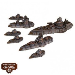 Dystopian Wars: Borodino Battlefleet Set