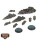 Dystopian Wars: Descartes Battlefleet Set