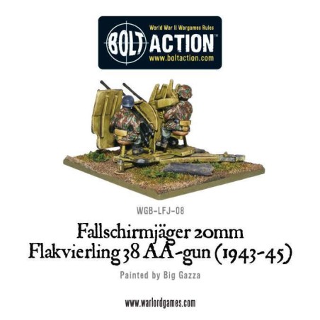 Fallschirmjager 20mm Flakvierling 38 AA-gun (1943-45)