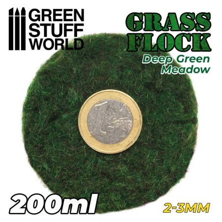 Flocage: Herbe Statique 2-3mm Deep Green Meadow