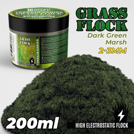 Flocage: Herbe Statique 2-3mm Dark Green Marsh