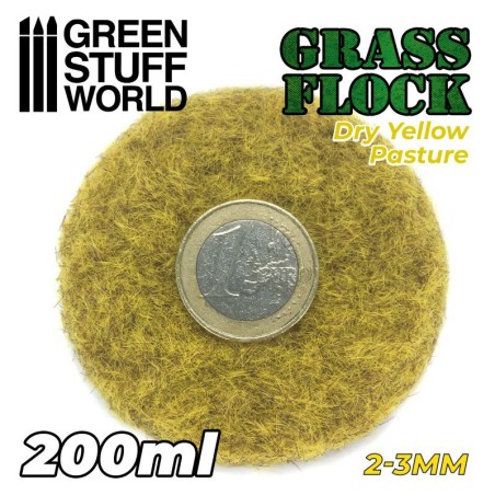 Flocage: Herbe Statique 2-3mm Yellow Pasture Dry