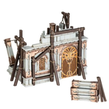 Décor: Maison en Chantier avec Treuil