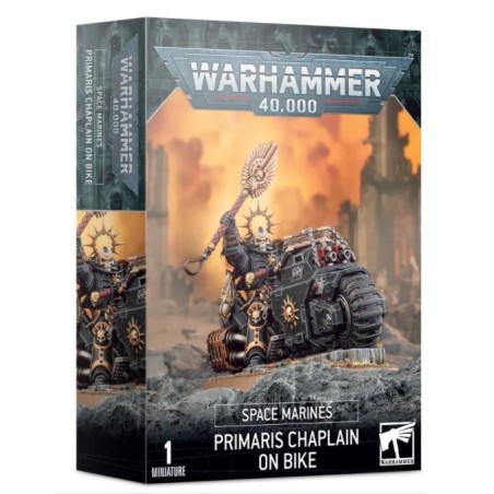 Space Marines: Chapelain Primaris à Moto