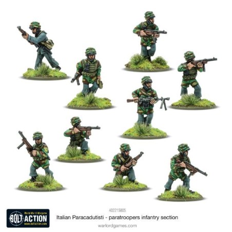 Bolt Action: Italian Paracadutisti Paratrooper Infantry Section