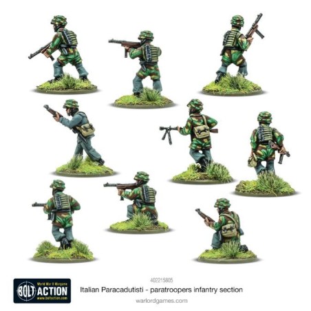 Bolt Action: Italian Paracadutisti Paratrooper Infantry Section