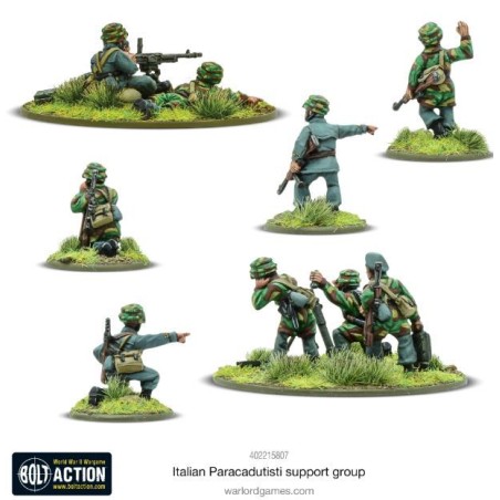 Bolt Action: Italian Paracadutisti Paratrooper Support Group