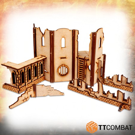 Décor: Savage Domain Castle Twon Walls