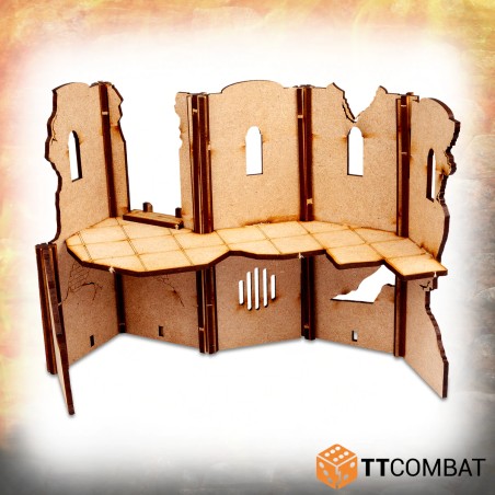 Décor: Savage Domain Castle Twon Walls