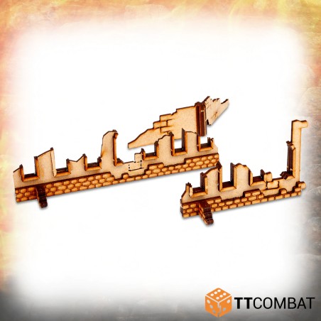 Décor: Savage Domain Castle Twon Walls