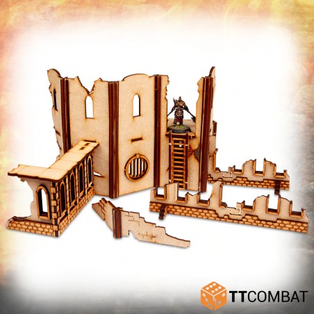 Décor: Savage Domain Castle Twon Walls