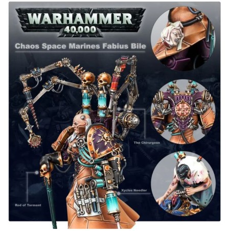 Chaos Space Marines: Fabius Bile
