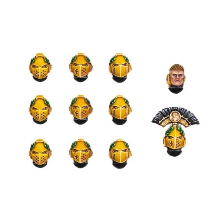 Forge world: imperial fists mkVI heads